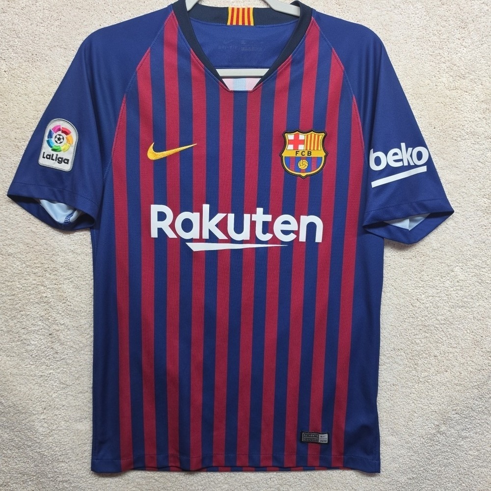 Nike Lionel Messi FC Barcelona 2018 Home Jersey Adult Size Small